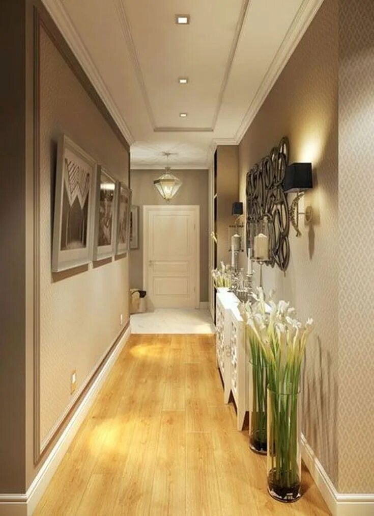 Прихожая длинный коридор интерьер 30+ Astonishing Home Corridor Design For Your Home Inspiration House ceiling des