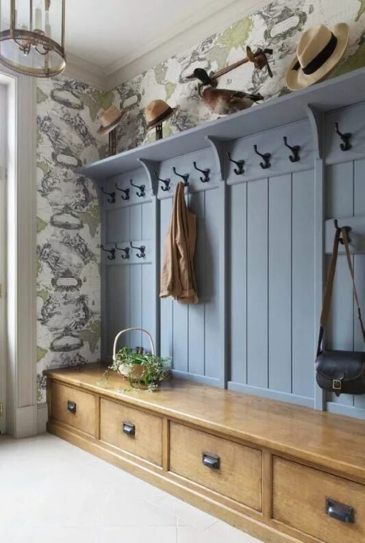 Прихожая кантри фото How to design the perfect boot room - Westbury Windows and Joinery Mudroom decor