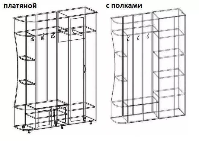 Прихожая ксения сборка инструкция Прихожая Ксения-1 - купить в Москве: низкая цена, доставка на дом - MebelCheap