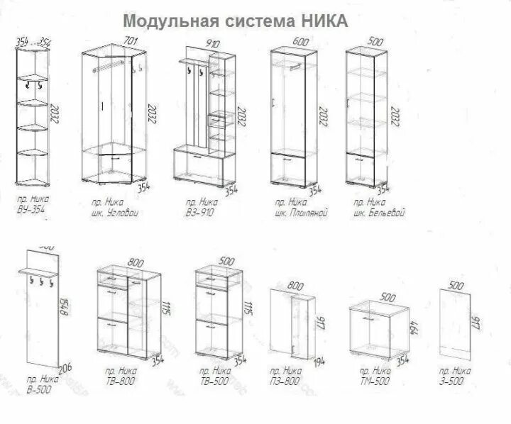 Прихожая ника сборка инструкция Угловая прихожая Ника, 2 цвета, 2211*2032*1555 - купить в Находке, цена 41 000 р