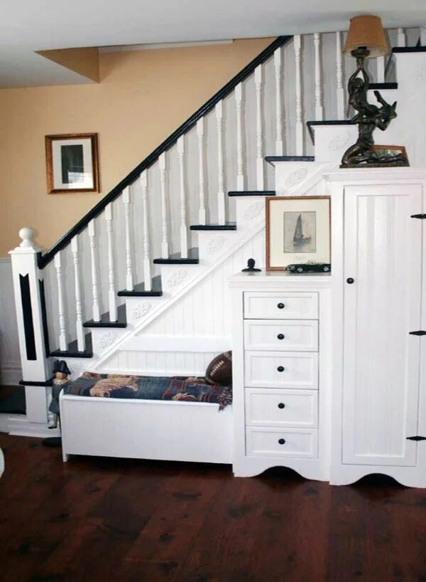 Прихожая под лестницей фото Under Stairs Decor Ideas1 Under stairs, Understairs storage, Stair decor