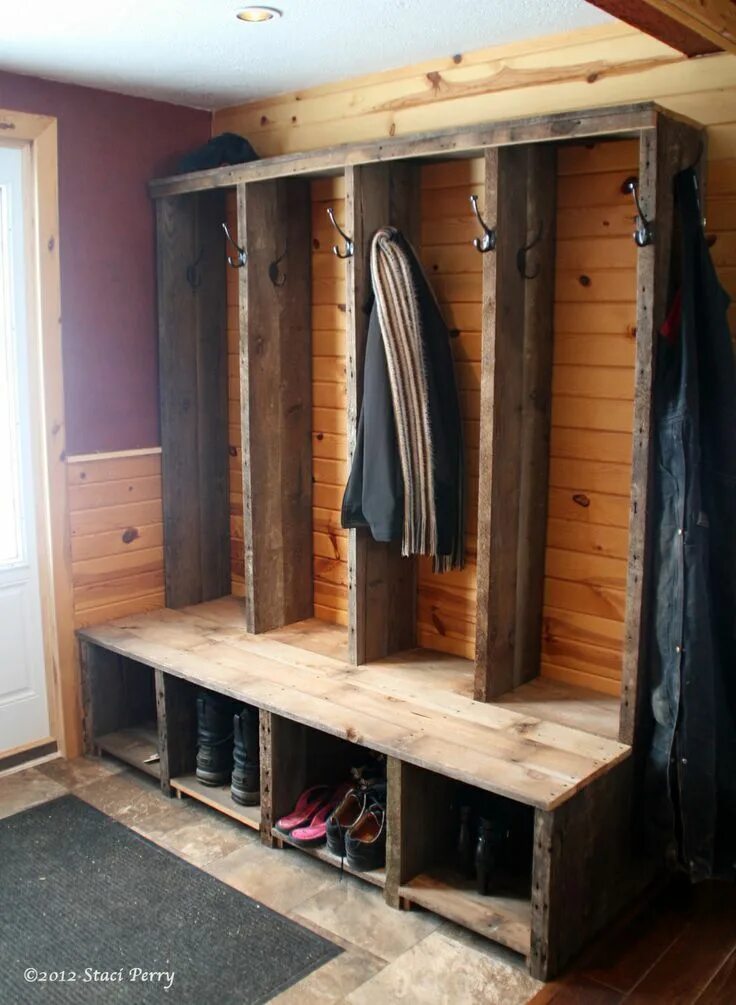 Прихожая своими руками на дачу DIY Entryway Projects * Budget projects and tutorials, including this DIY entryw