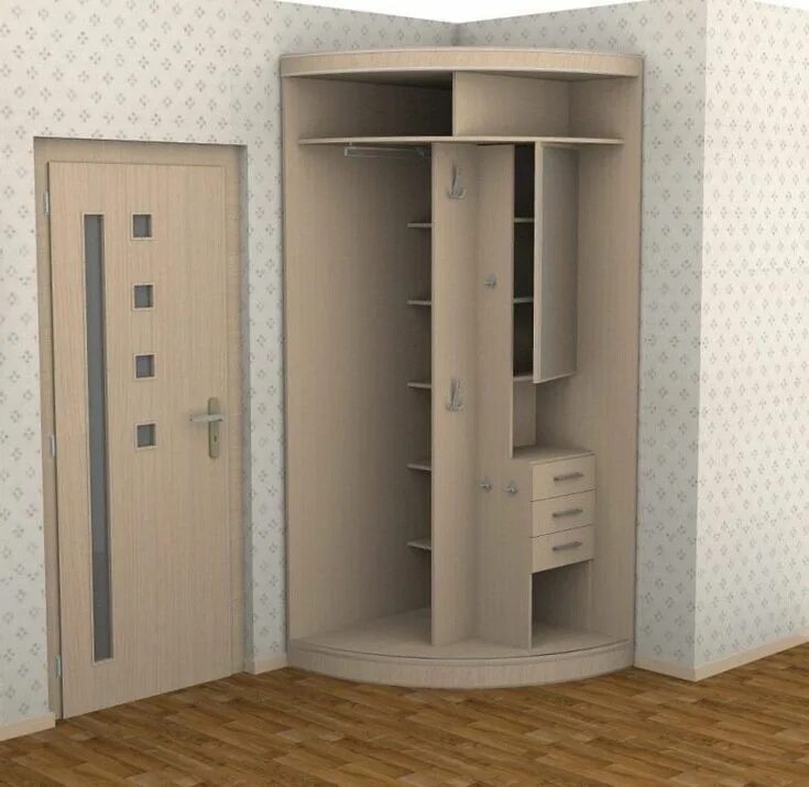 Прихожая угловая маленькая фото цена Угловой шкаф Diy home furniture, Cupboard design, Bedroom cupboard designs