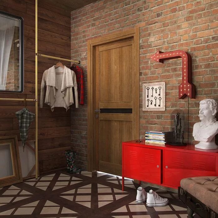 Прихожая в стиле лофт Картинки по запросу прихожие в стиле лофт Interior styling, Industrial chic, Pen