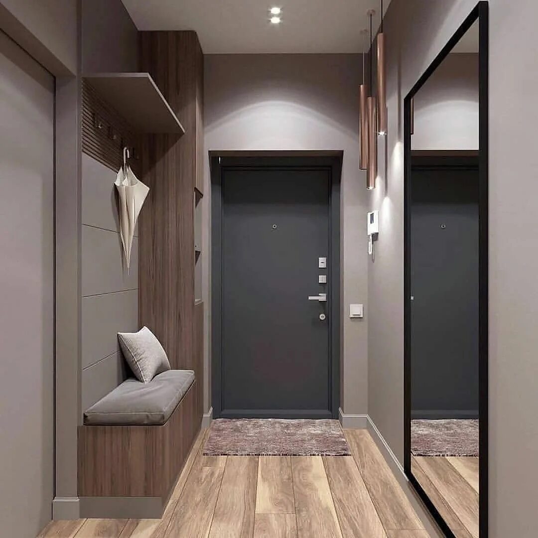 Прихожая варианты интерьера 1,338 Likes, 40 Comments - Дизайн и интерьер квартир (@interior_design_my_home) 