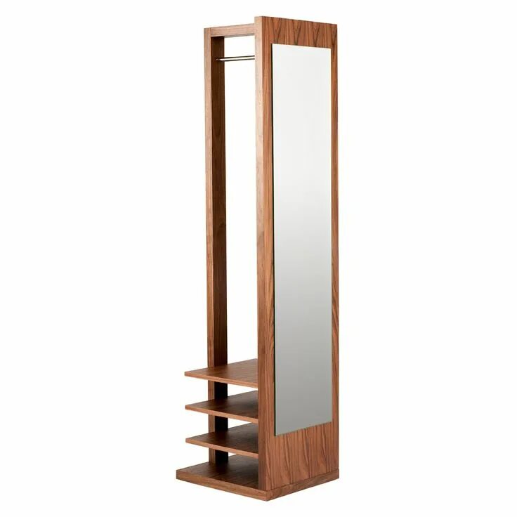 Прихожая зеркало и вешалка фото Mirror Stand With Storage (с изображениями) Идеи домашнего декора, Дизайн прихож