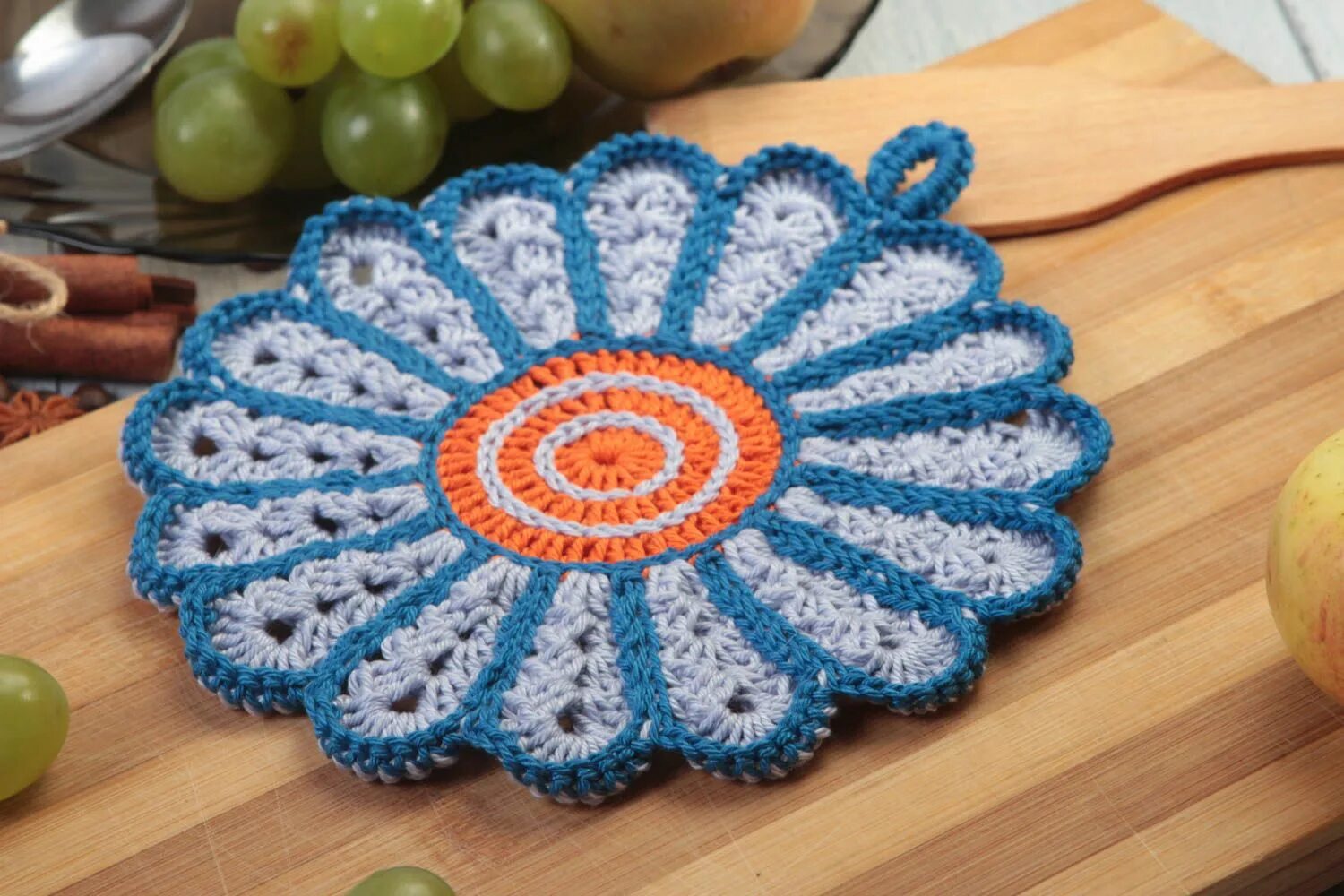 Прихватки крючком фото мастер класс BUY Handmade potholder designer pot holder unusual potholder kitchen textiles 38