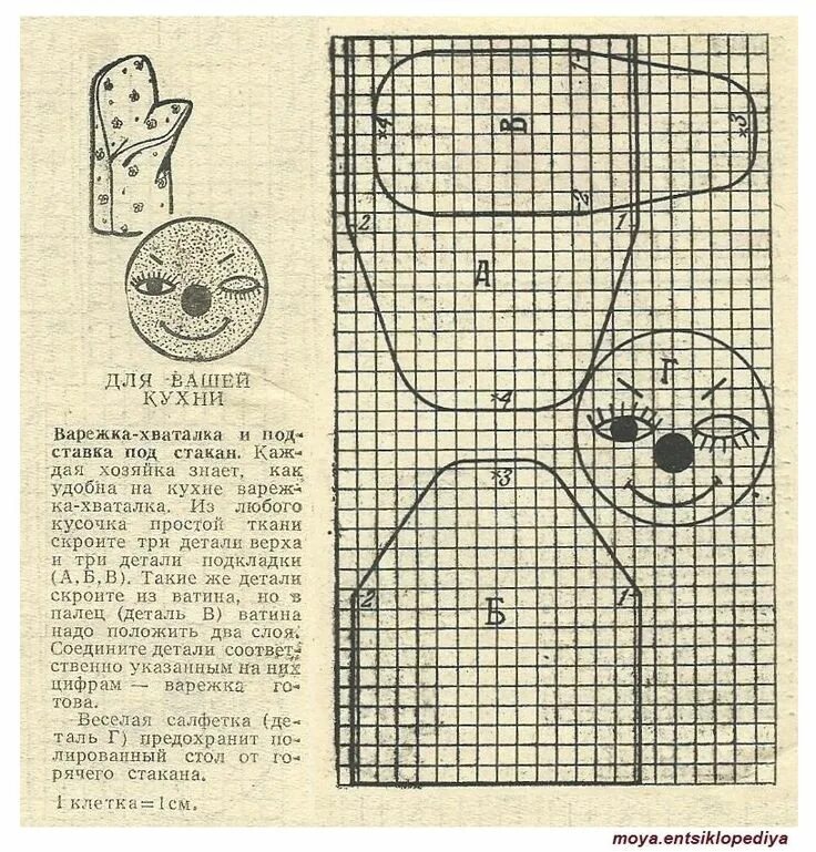 Прихватки варежки своими руками выкройки Для кухни. Варежка-хваталка и подставка под стакан. Выкройки, Уроки шитья, Швейн