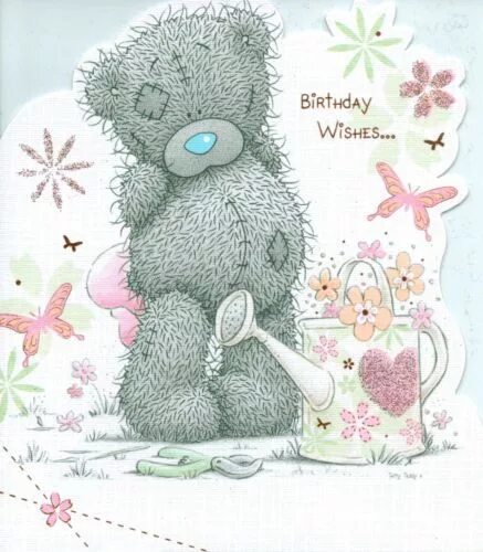 Прикольная картинка с днем рождения мишка ME TO YOU HAPPY BIRTHDAY TATTY TEDDY BEAR HOLDING CAKE BIRTHDAY CARD Teddy pictu