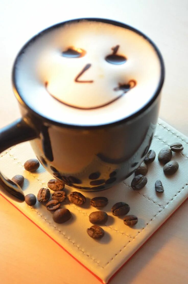 Прикольное фото доброе утро и хорошего early smile Coffee art, Coffee recipes, Latte art