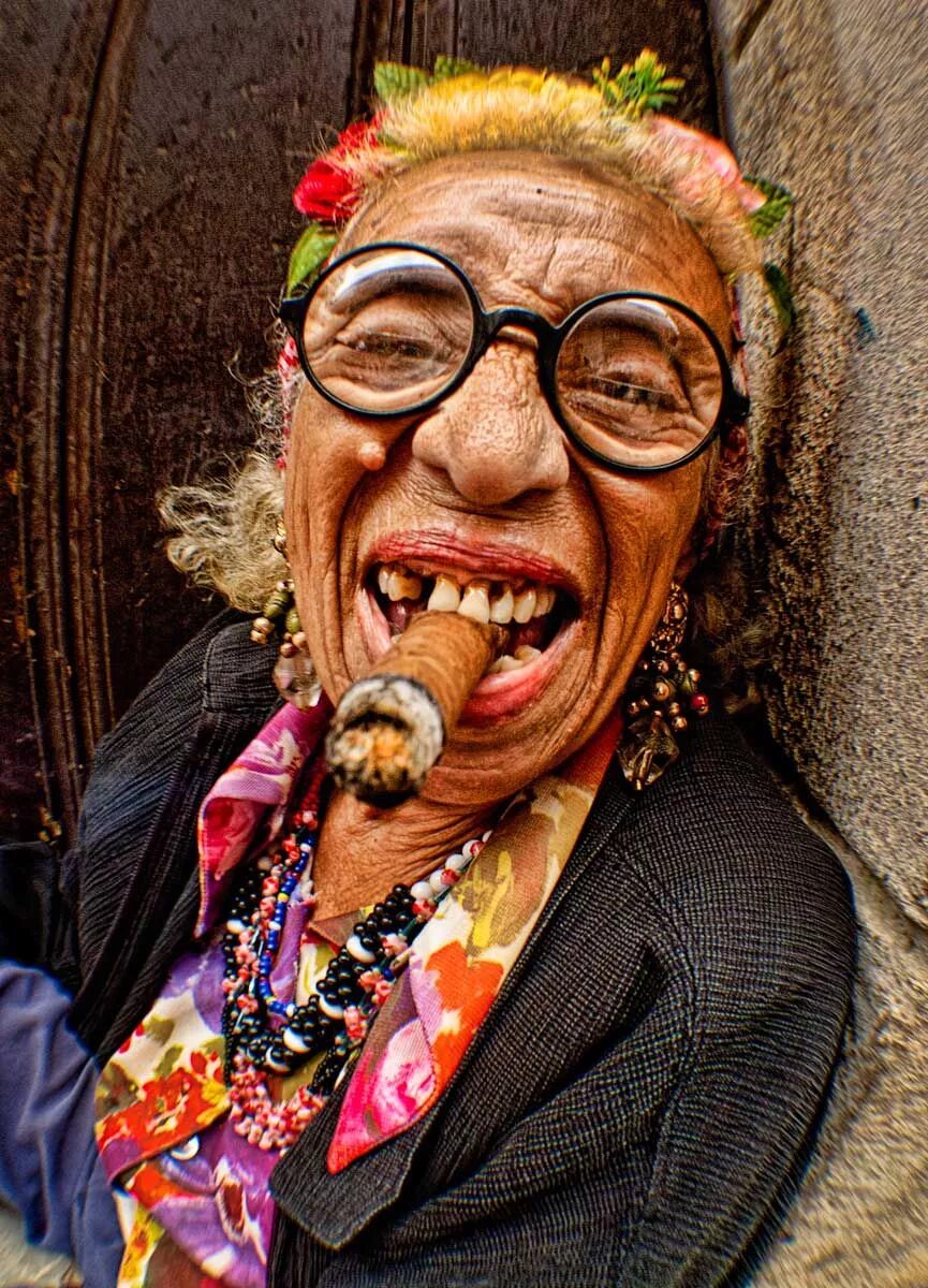 Прикольное фото женщине на 50 лет Cuba © 2014 John Galbreath Interesting faces, Old faces, Portrait