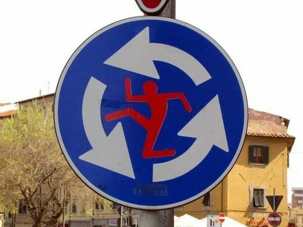 Прикольные дорожные знаки 81 фото Smart and Savvy Street Signs by Clet Abraham - Pondly Street sign art, Street ar