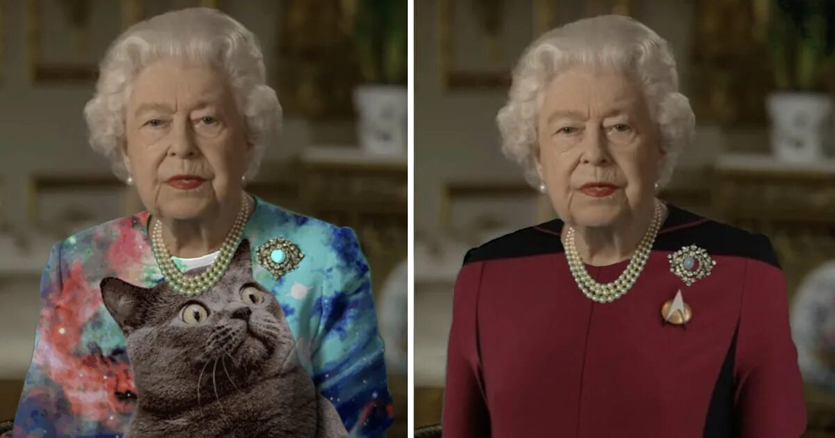 Прикольные фото королева The Queen’s Green Screen Outfit Sparks Glorious Photoshop Battle Again - 9GAG