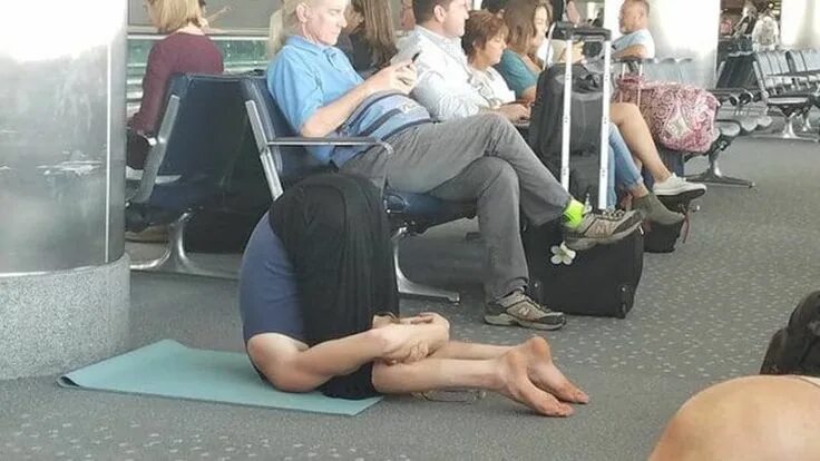 Прикольные фото в аэропорту 15+ Moments At Airports That Caused Such A Stir - People Couldn't Help But Stare