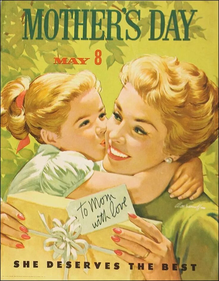 Прикольные картинки с днем матери Arthur Sarnoff Mothers day poster, Birthday cards for mom, Mothers day