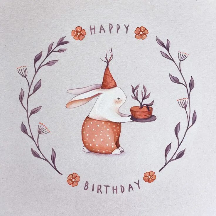 Прикольные картинки с днем рождения пинтерест Nina Stajner Happy birthday illustration, Birthday wishes greeting cards, Birthd