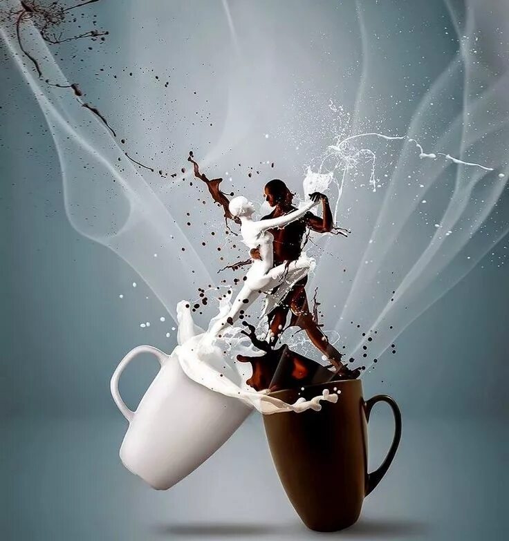 Прикольные картинки с добрым утром любимая необычные Pin by Elena Verejan on Dance ;) Coffee art, Coffee time, Morning coffee