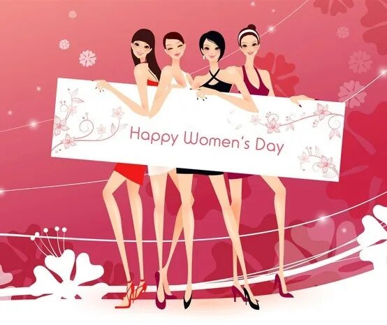 Прикольные картинки с женским днем Celebrate Women's Day With Heartfelt Messages And Poems Ladies day, Friendship d