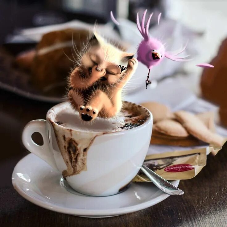 Прикольные картинки утро девушке Марина Фандеева Coffee love, Good morning, Good morning vietnam