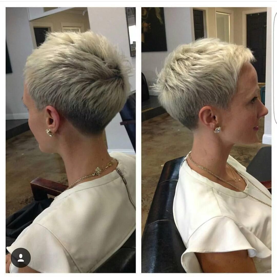 Прикольные короткие женские стрижки Pixie Cut ✂ Short Hair Style on Instagram: "Just another great #chickfade by @di