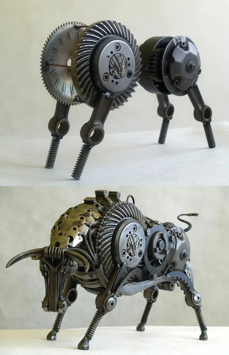 Прикольные поделки самоделки Lamborghini Bull Scrap metal art, Metal art, Metal art sculpture