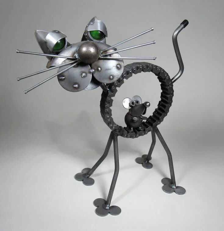 Прикольные поделки самоделки Scrap metal art, Metal sculpture, Metal art diy