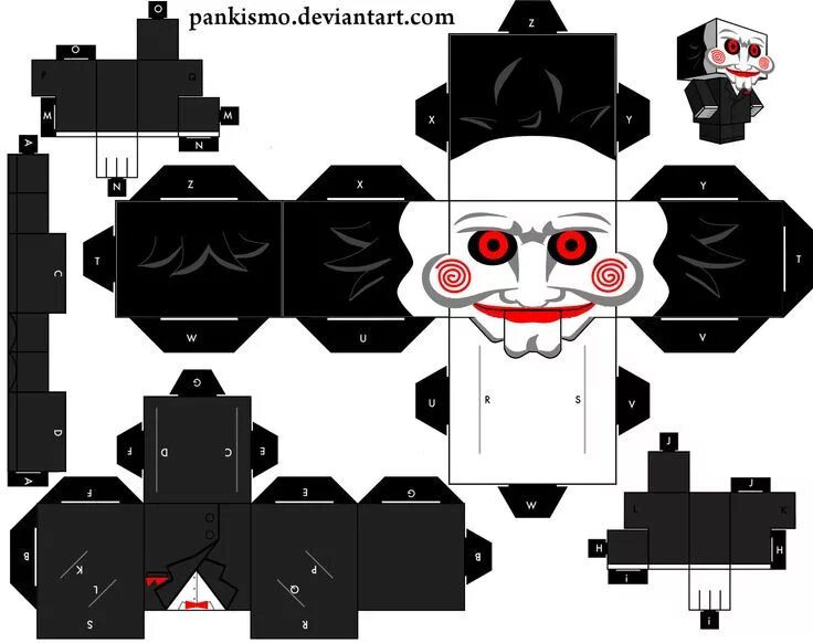 Прикольные самоделки из бумаги Halloween paper, Paper toys template, Paper dolls