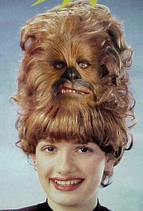 Прикольные женские прически Wookie Hair Horrible haircuts, Chewbacca funny, Chewbacca