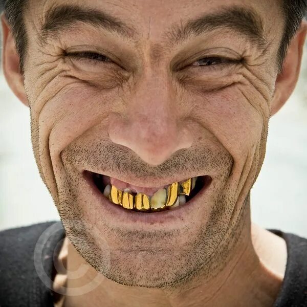 Прикольные зубы фото Portrait Tajikistan Portrait, White gold teeth, Human