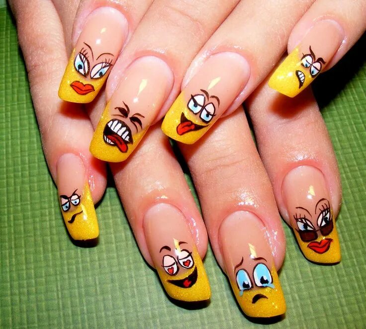 Прикольный дизайн ногтей I love it #nails #nailart #nailartwow #manicure #nailarts Cute nails, Trendy nai