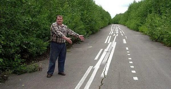 Приколы фото дорог Bad road marking - Album on Imgur