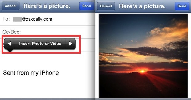 Прикрепить песню к фото Attach a Photo to a Mail Message on iPhone, iPad, and iPod touch
