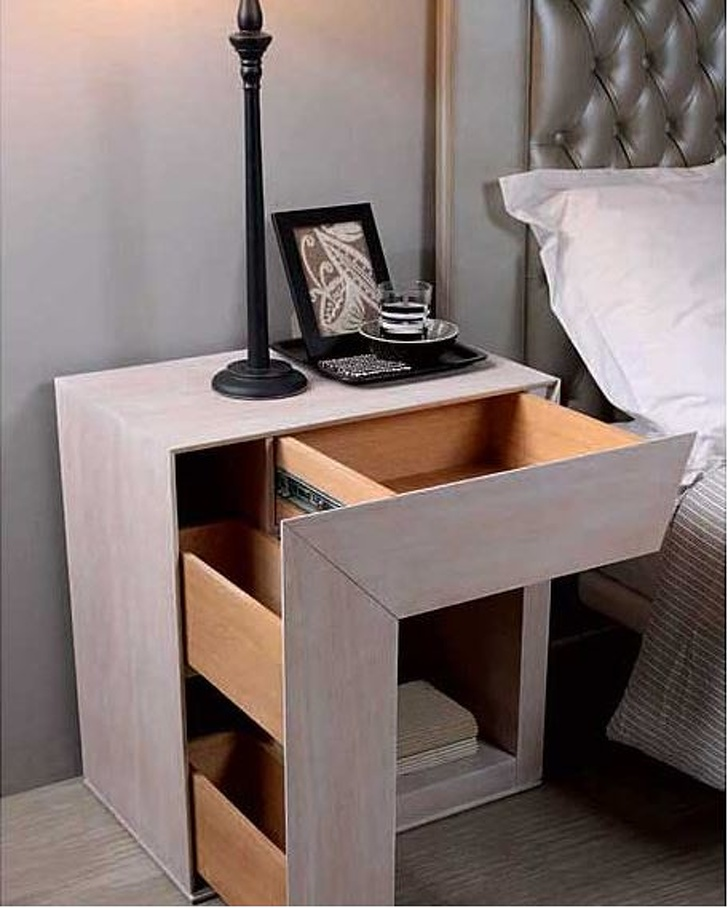 Прикроватная мебель фото 22 Space-Saving Ideas to Make Any Small Apartment Feel Cozier Muebles para espac