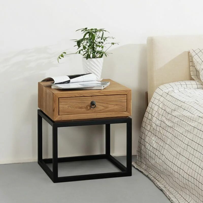 Прикроватные тумбочки в стиле лофт 淘 宝 网 - 淘.我 喜 欢 Bedside table small space, Side tables bedroom, Diy furniture de