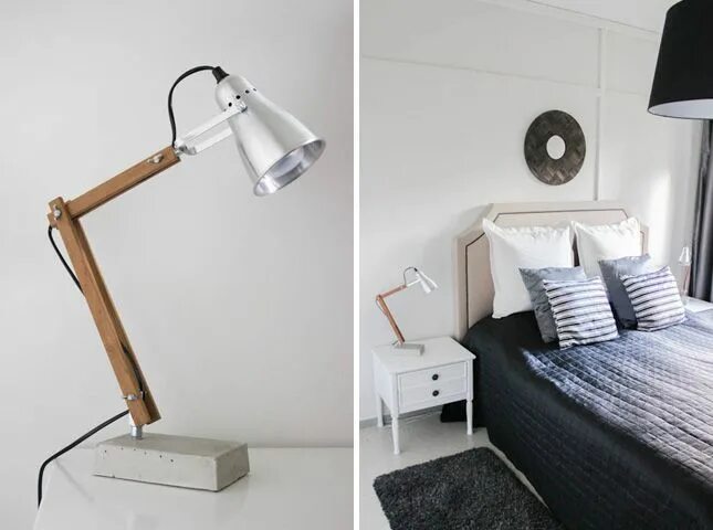 Прикроватный светильник своими руками 20 Handmade Desk Lamps to Light Up Your Workspace Bedroom diy, Handmade desks, D