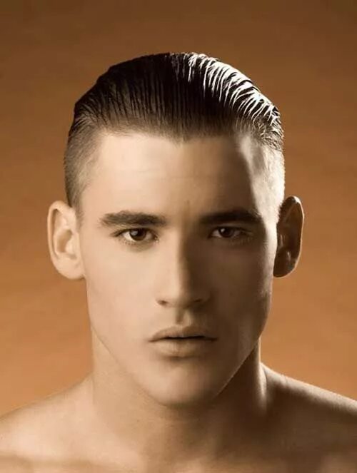 Прилизанная прическа мужская Men clean slicked back Men haircut styles, Brylcreem hairstyles, Asian hair