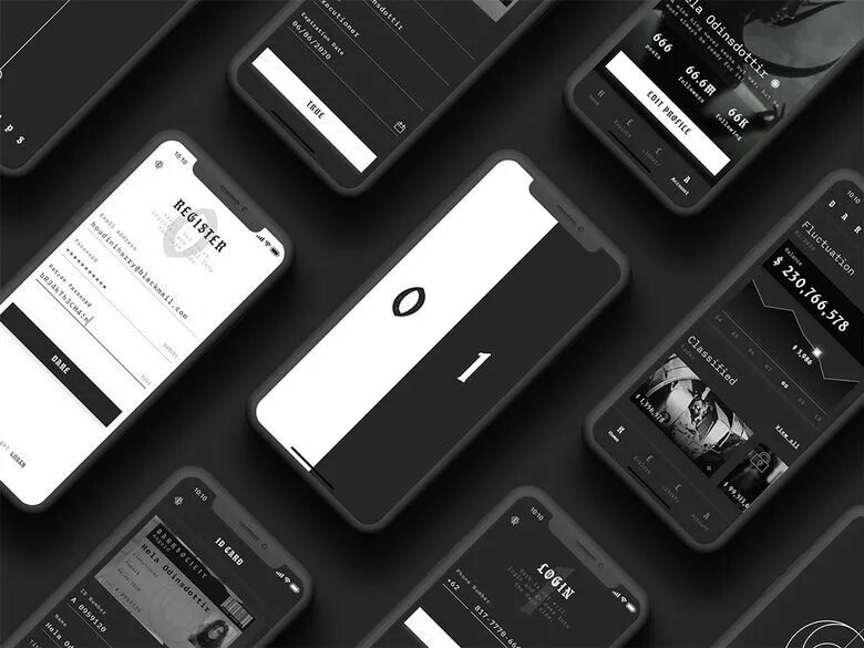 Приложение черно белое фото Black & White Dark Apps App design inspiration, Dark apps, Mobile app design