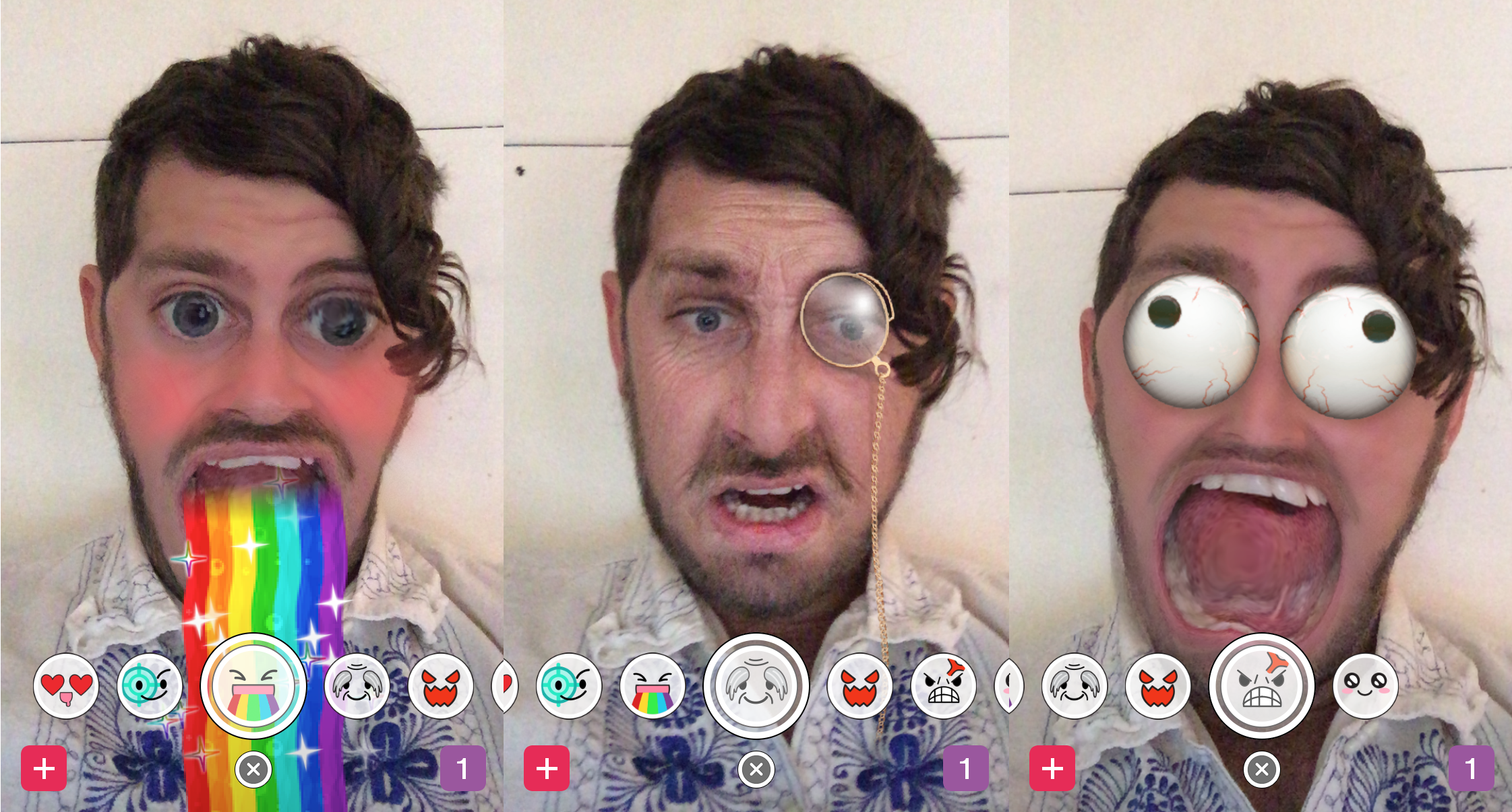 Приложение чтобы закрыть глаза на фото Snapchat Acquires Looksery To Power Its Animated Lenses TechCrunch