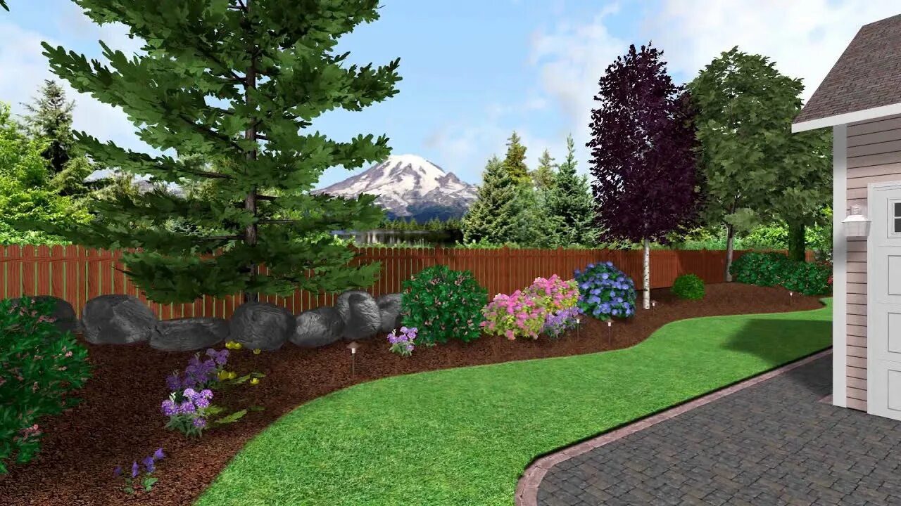 Приложение для ландшафтного дизайна 2-Realtime Landscaping Plus-mountain3 - YouTube