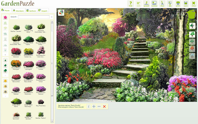 Приложение для ландшафтного дизайна GardenPuzzle - Garden Planner - חנות האינטרנט של Chrome