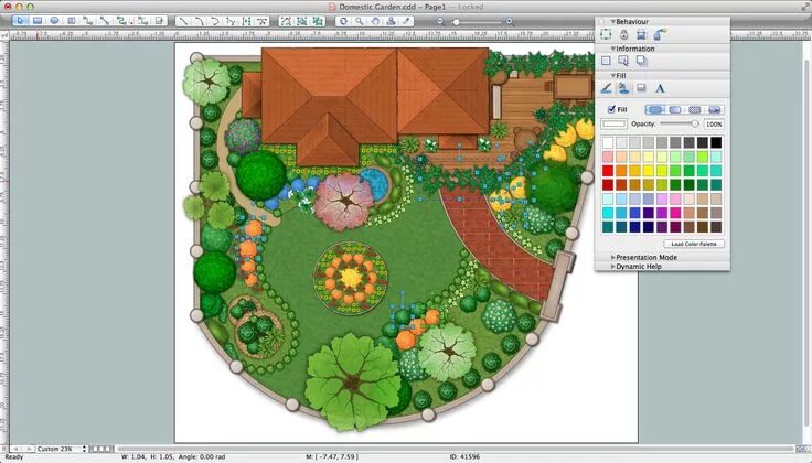 Приложение для ландшафтного дизайна Landscape Design Software Draw Landscape, Deck and Patio Plans with ConceptDraw 