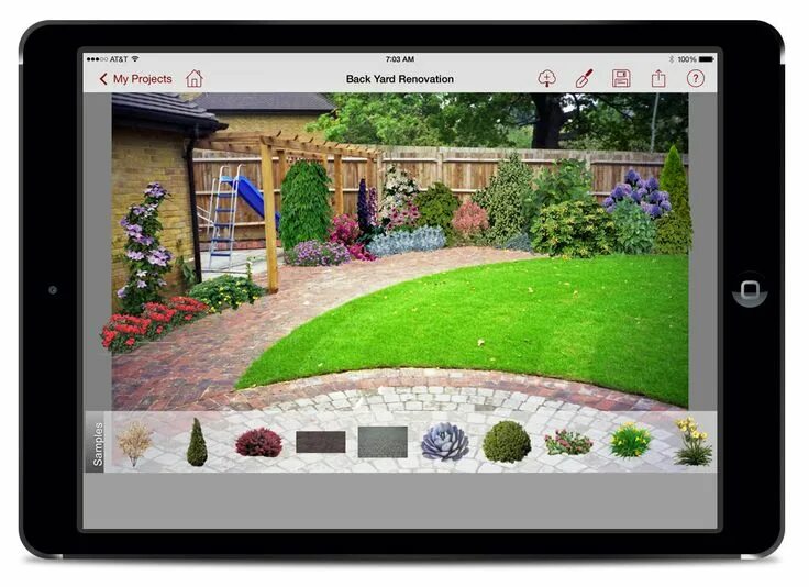 Приложение для ландшафтного дизайна Pro Landscape Home has highest Apple App Store rating of all of the landscape de