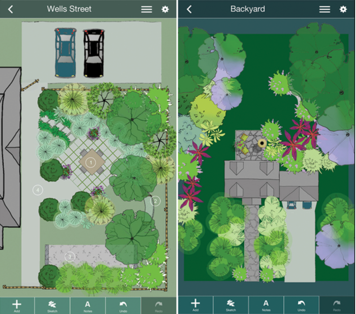 Приложение для ландшафтного дизайна Mobile Me: A Landscape Design App That Gets Personal - Gardenista Landscape desi