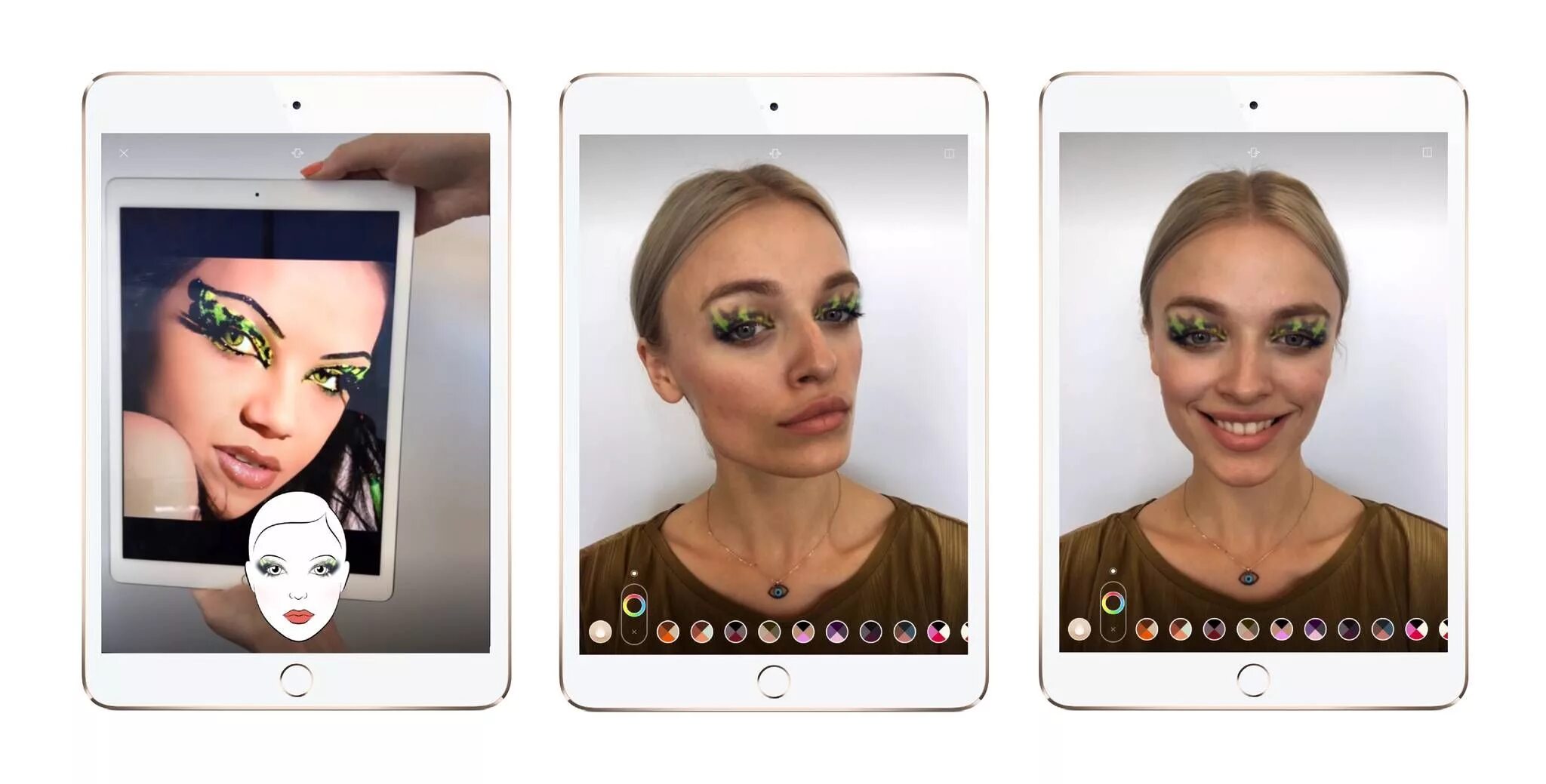 Приложение для макияжа на фото андроид ModiFace Live iOS virtual makeup app Makeup app, Virtual makeup, Makeup