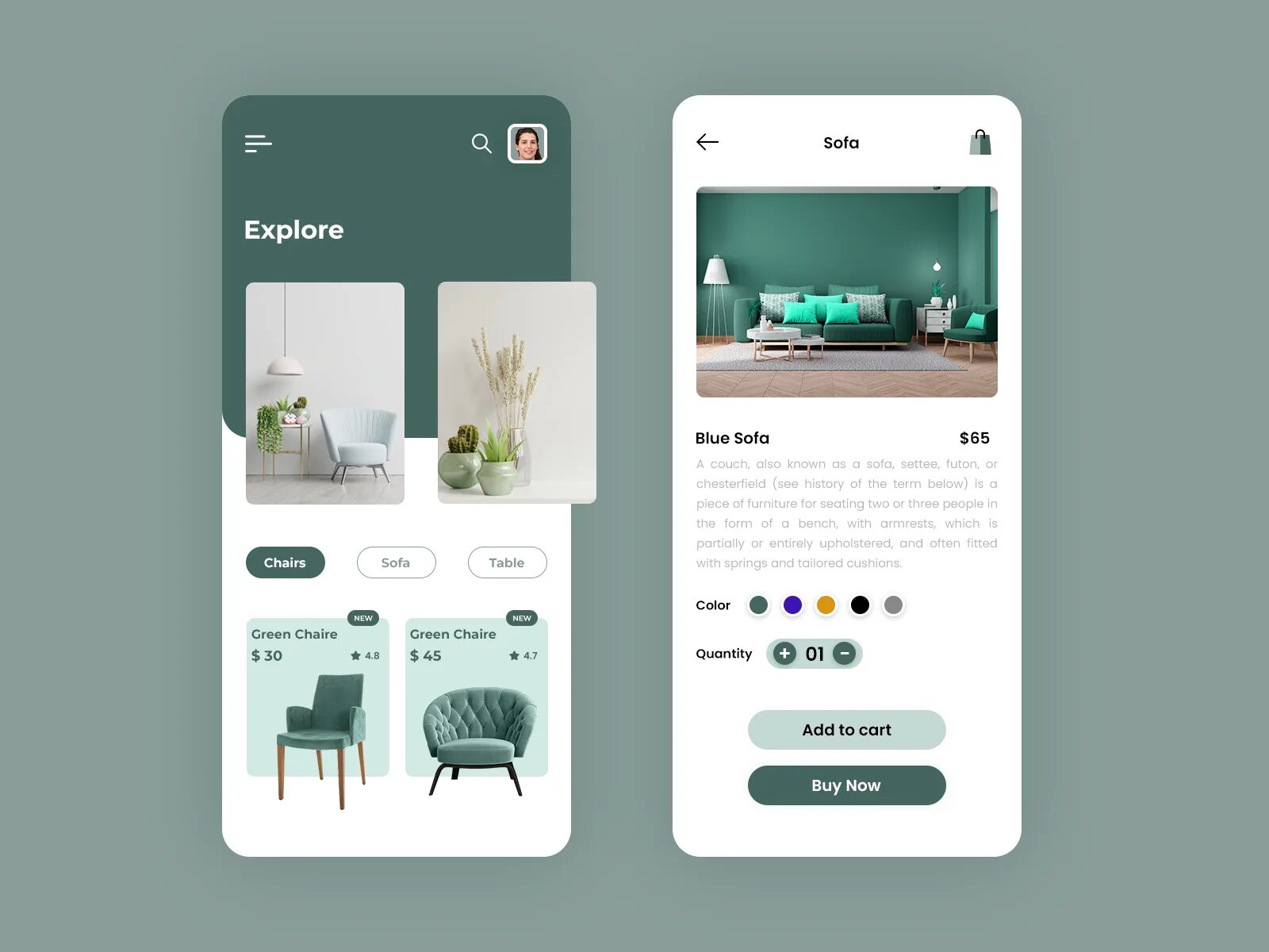 Приложение для мебели в интерьере Online Home Decor App by Aglowid IT Solutions on Dribbble