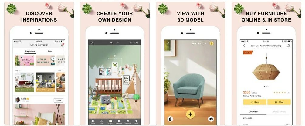 Приложение для мебели в интерьере A review of best AR furniture apps for iOS and Android - 2023