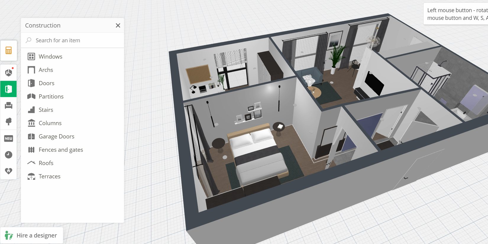 Приложение для планировки комнаты Planner 5D - Нейросеть для дизайна интерьера онлайн