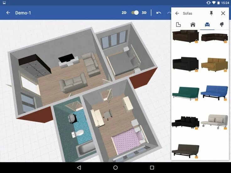Приложение для планировки квартиры на андроид В каталоге "IKEA Home Planner" все предметы только данного производителя Планы э