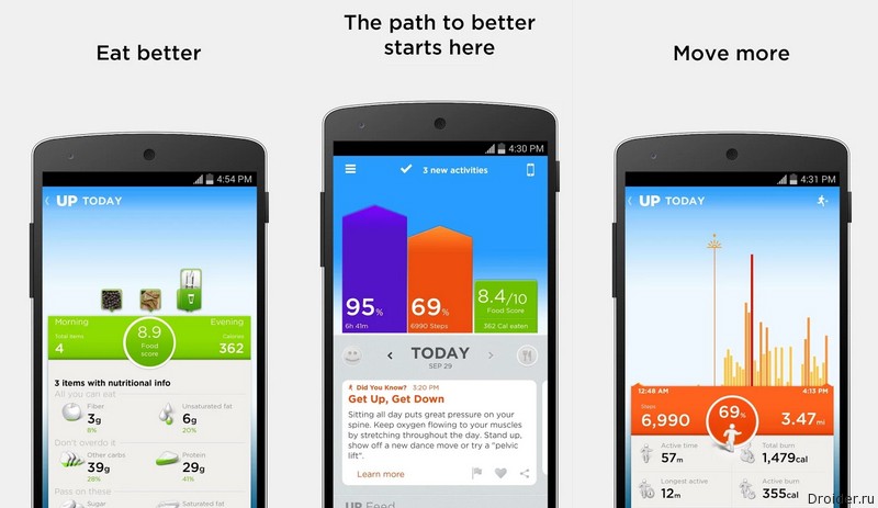 Приложение для подсчета труб по фото Jawbone выпустил приложение UP для Android Droider.ru