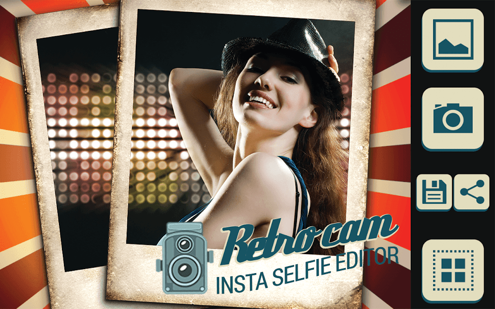 Приложение для ретро фото Retro Cam Selfie Editor - Leikir á Google Play